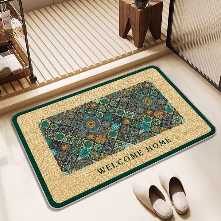 Butterfly-Inspired Decorative Bath Mat Kalsten