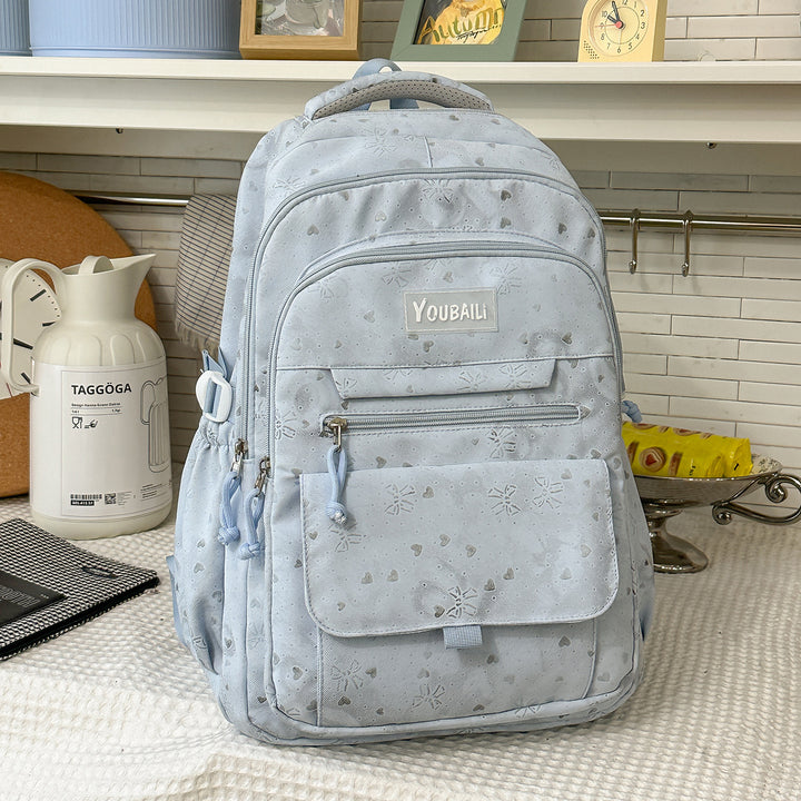Charming Floral Print Backpack Kalsten