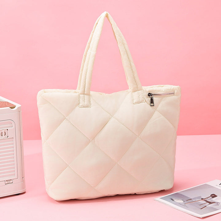 Quilted Camo Pattern Tote Bag Set