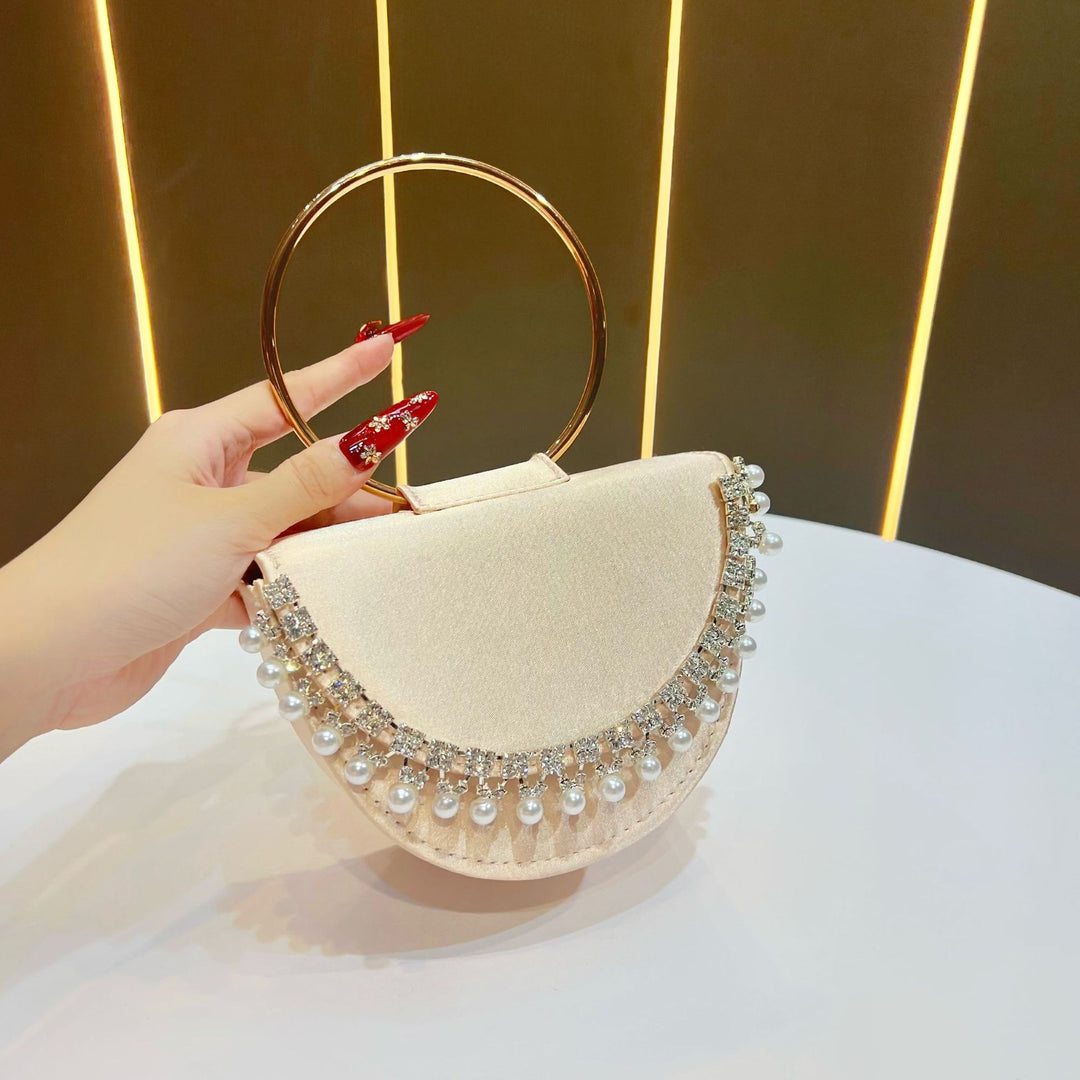 Pearl-Accented Evening Clutch