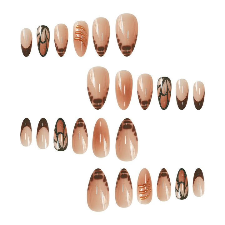 Designer Artistic Press-On Nail Extensions Kalsten