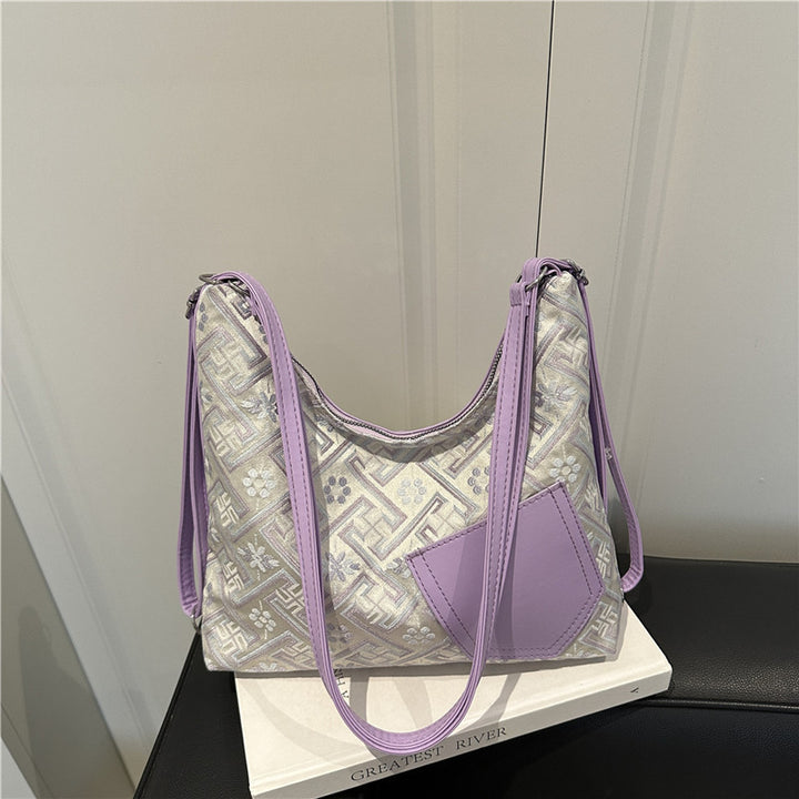 Stylish Geometric Pattern Shoulder Bag Kalsten