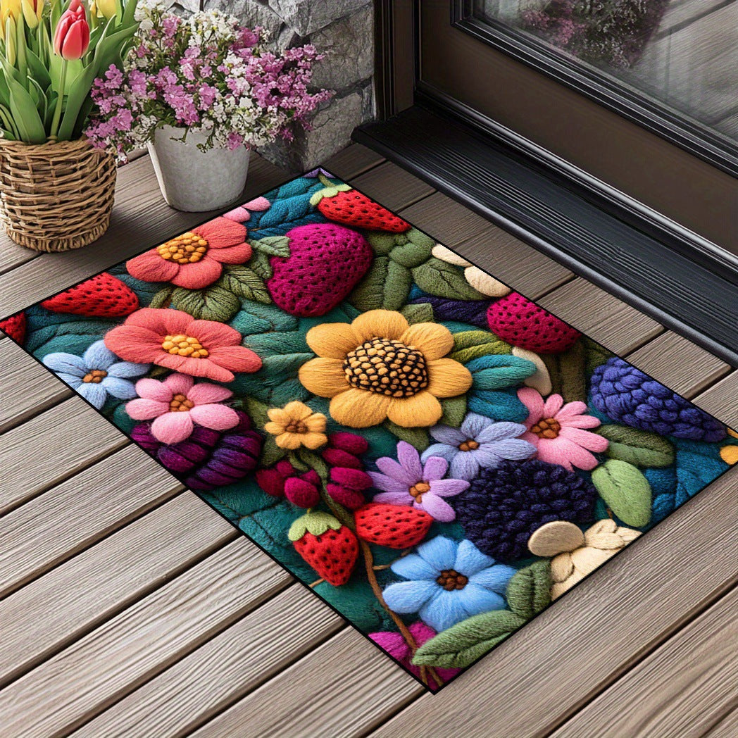 Leaf Design Outdoor Entrance Mat Kalsten