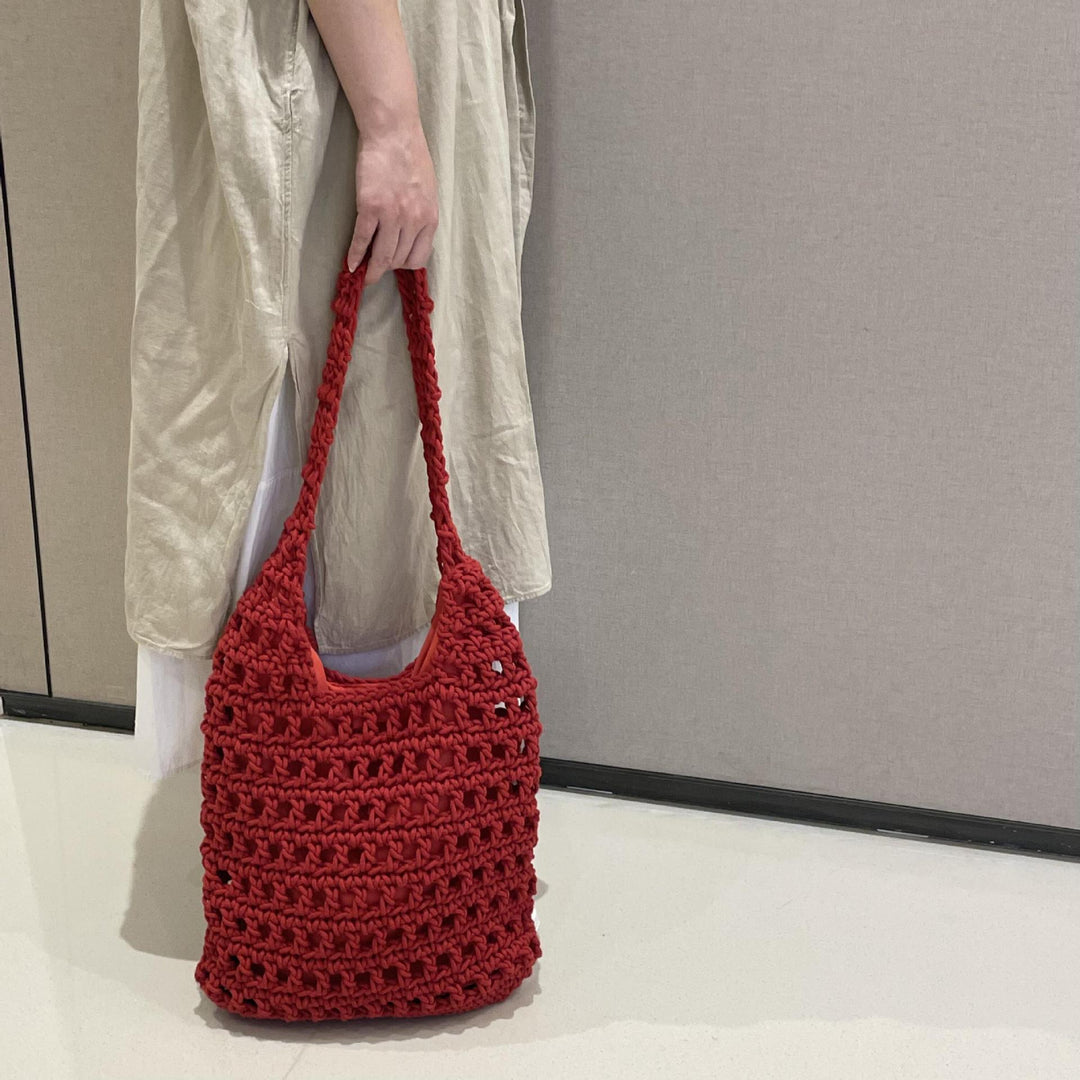 Handcrafted mesh tote bag Kalsten