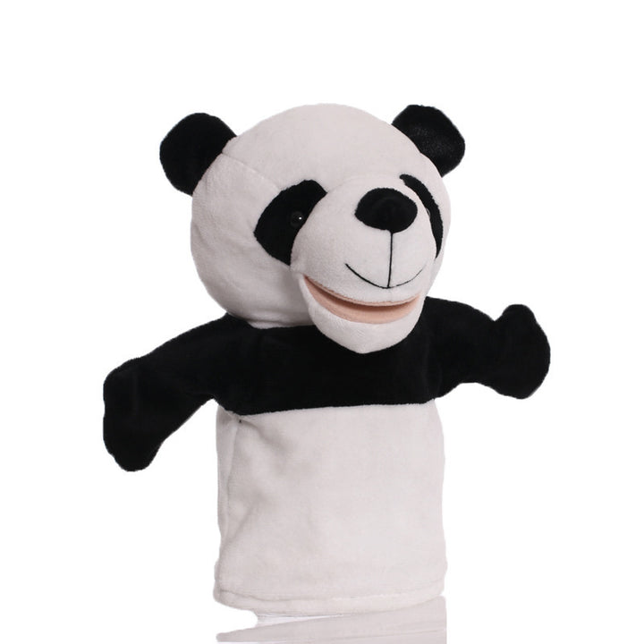 Plush Tiger Hand Puppet With Soft Fleece Movable Mouth Embroidered Features