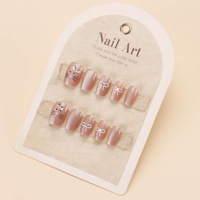 Premium Artistic Long Stiletto Nail Tips with Intricate Embellishments Kalsten