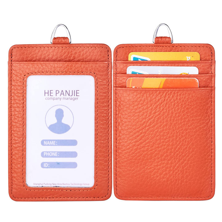 Versatile RFID-Blocking Leather ID Card Holder Kalsten