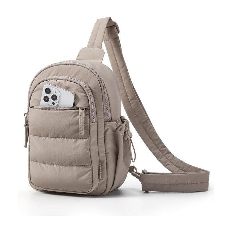 Practical shoulder bag with additional compartment Kalsten
