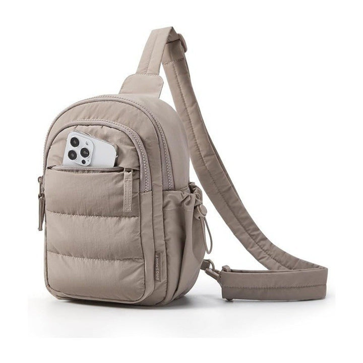 Practical shoulder bag with additional compartment Kalsten