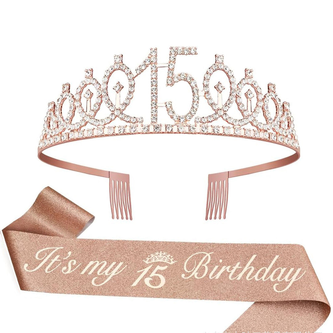 Ladies Crystal Princess Crown with 30 & Fabulous lettering Kalsten