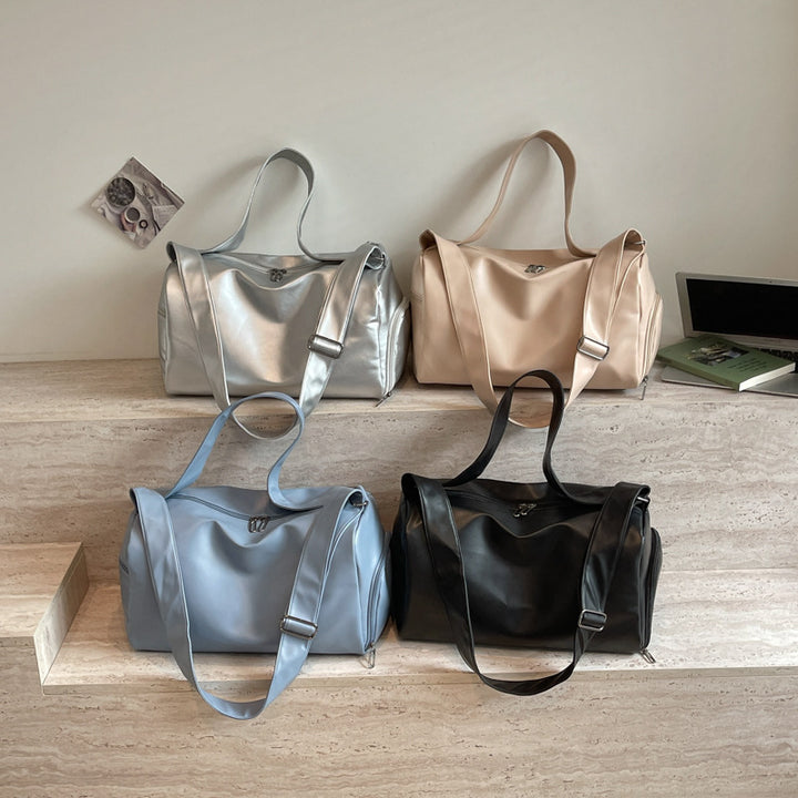 Stylish Leather Duffle Bag Kalsten