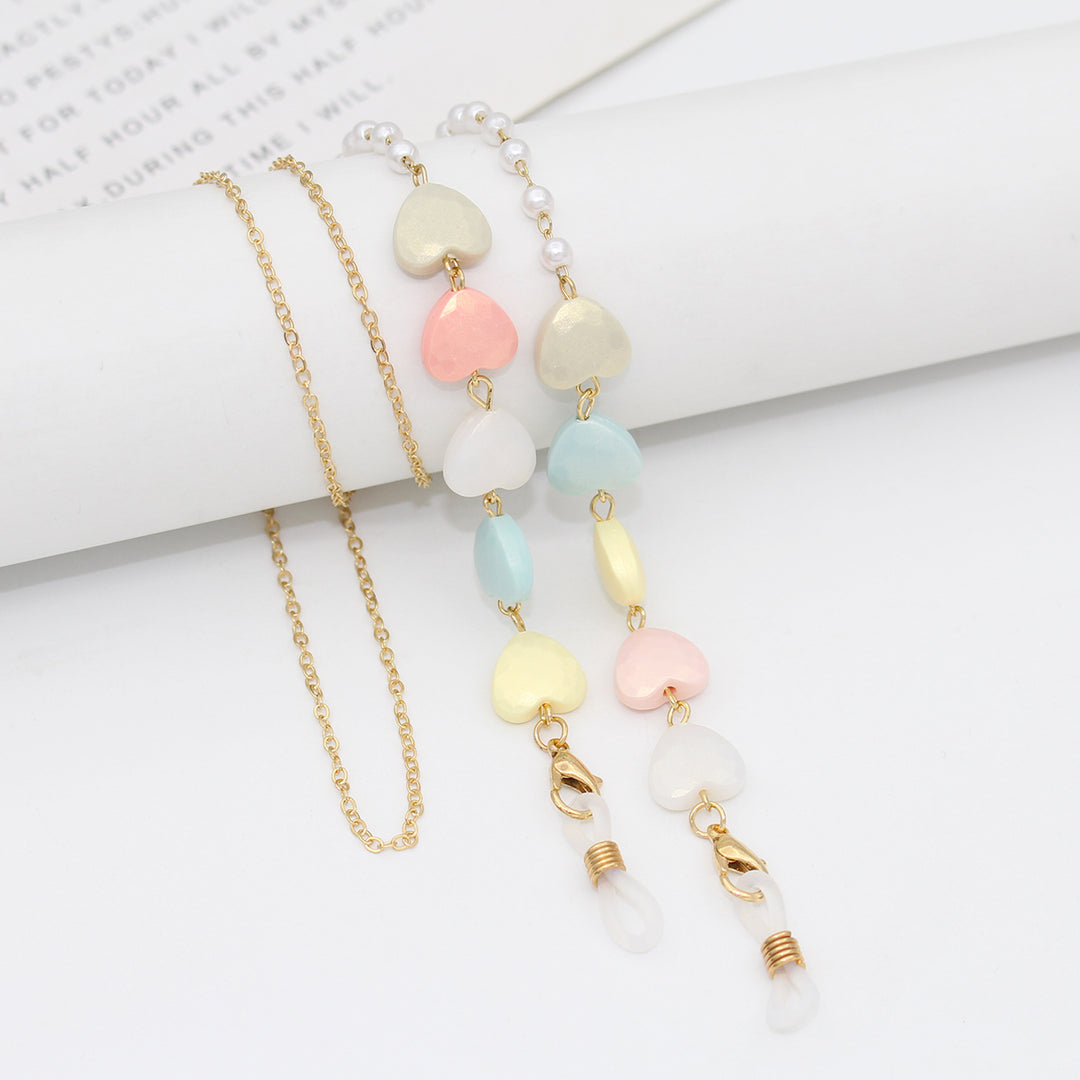 Floral Decorated Eyewear Chain Kalsten