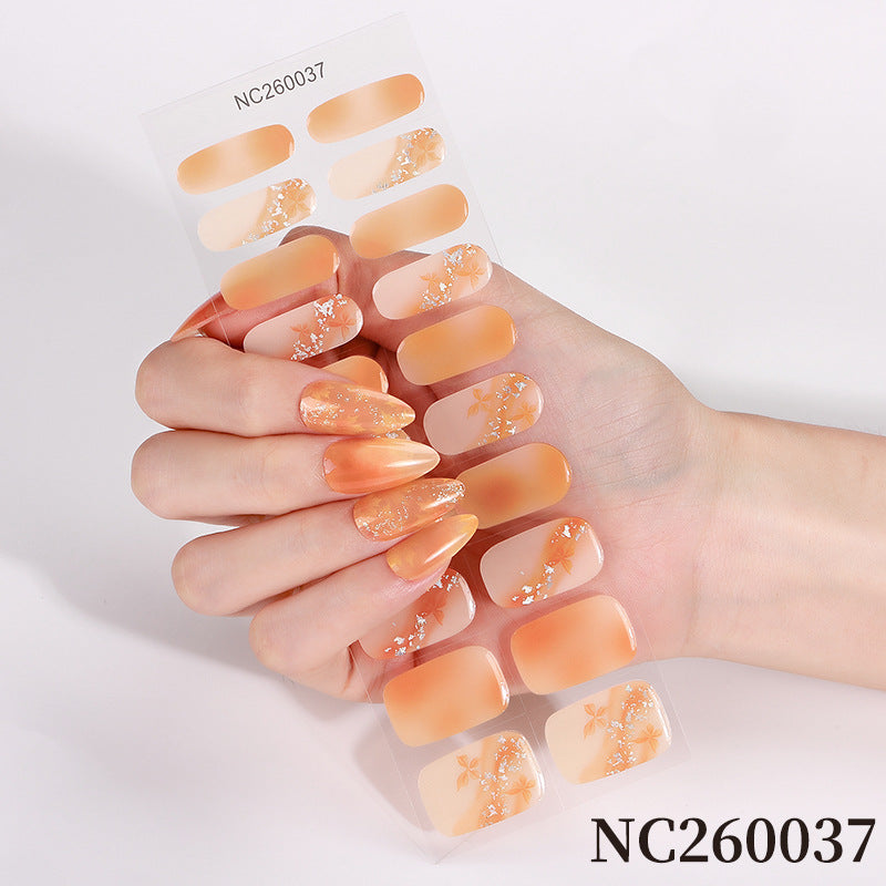 Premium Floral Press-On Nail Art