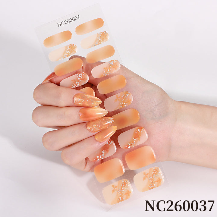 Premium Floral Press-On Nail Art