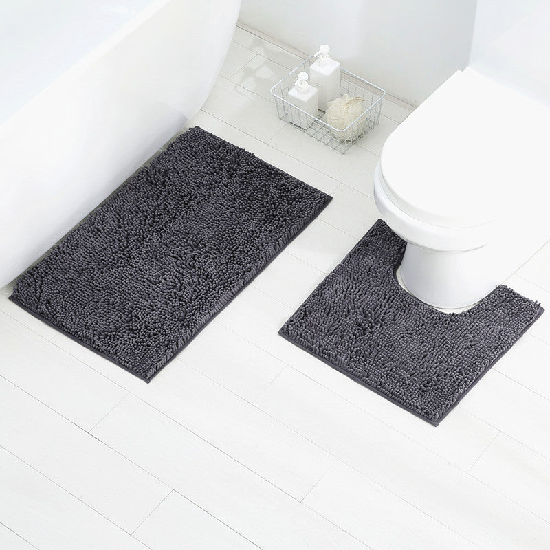 Soft Chenille Bath Mat Set Kalsten