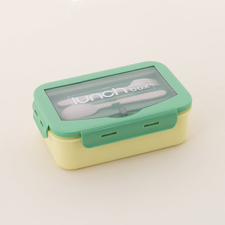 BPA-Free Lunch Box with Cutlery Set