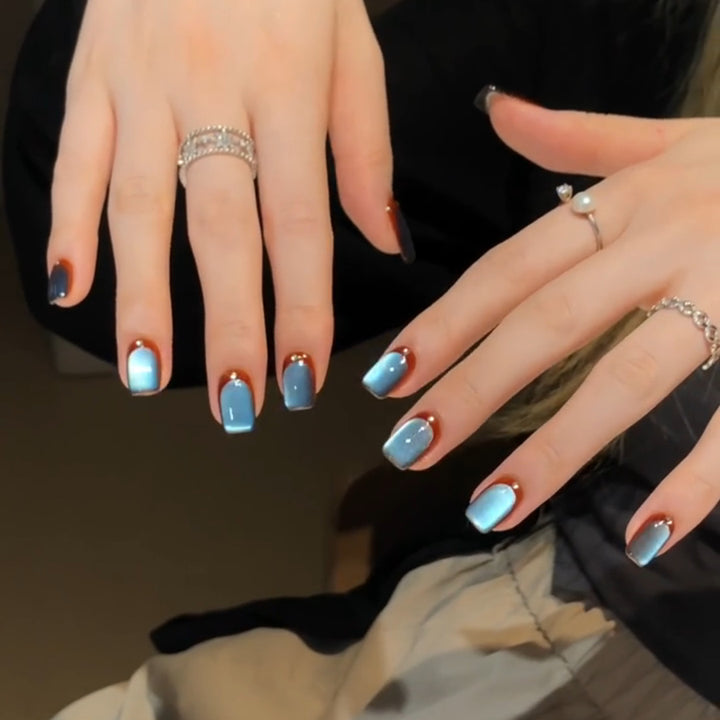 Creative Nail Tips with Shine Effects Kalsten