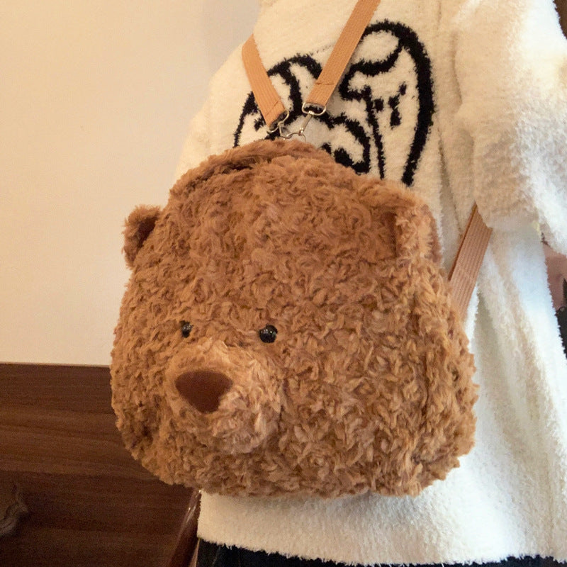 Plush Teddy Bear Shoulder Bag