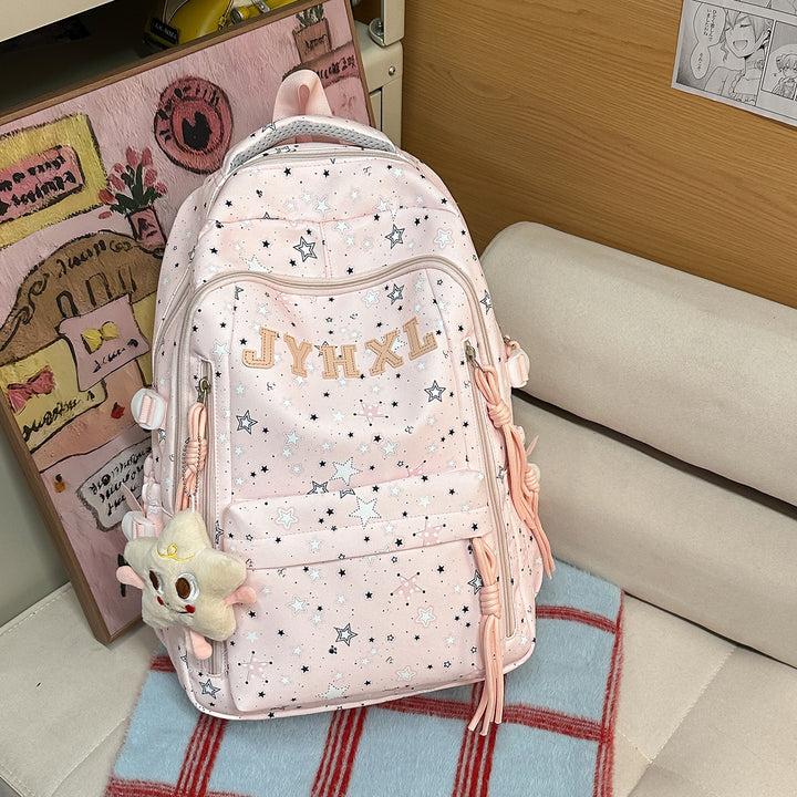 Stylish Star-Printed Backpack Kalsten 1791205378