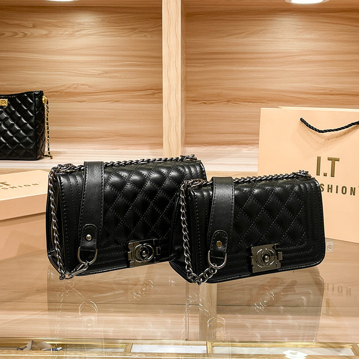 Elegant Quilted Chain Handbag  1791995498