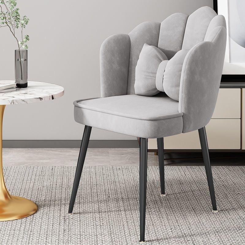 Modern Accent Chair with Gold Legs Kalsten