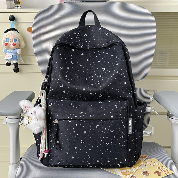 Starry Print School Backpack Kalsten