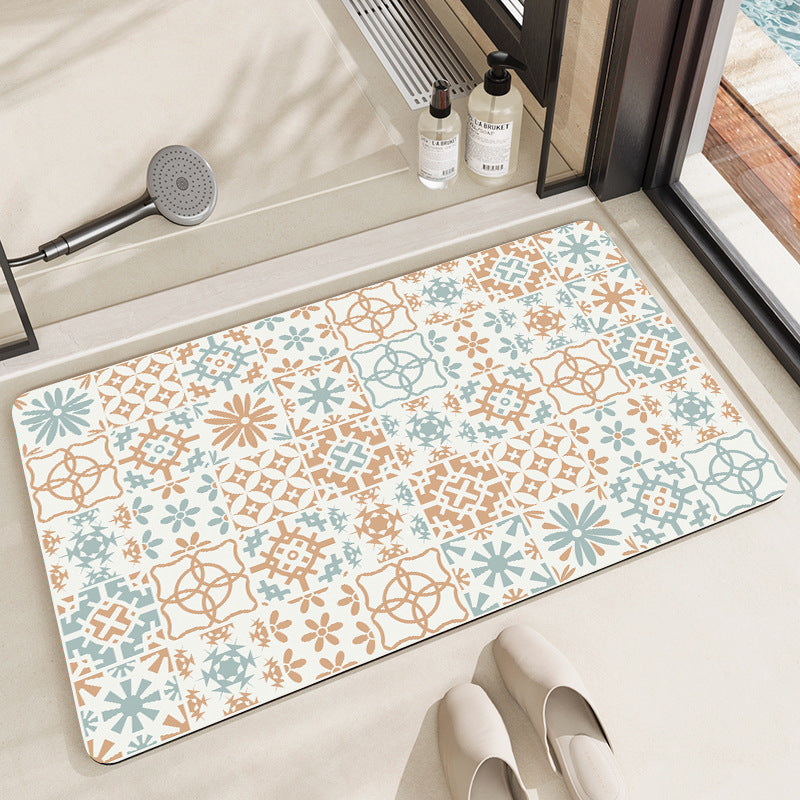 Stylish Abstract Bath Mat Kalsten