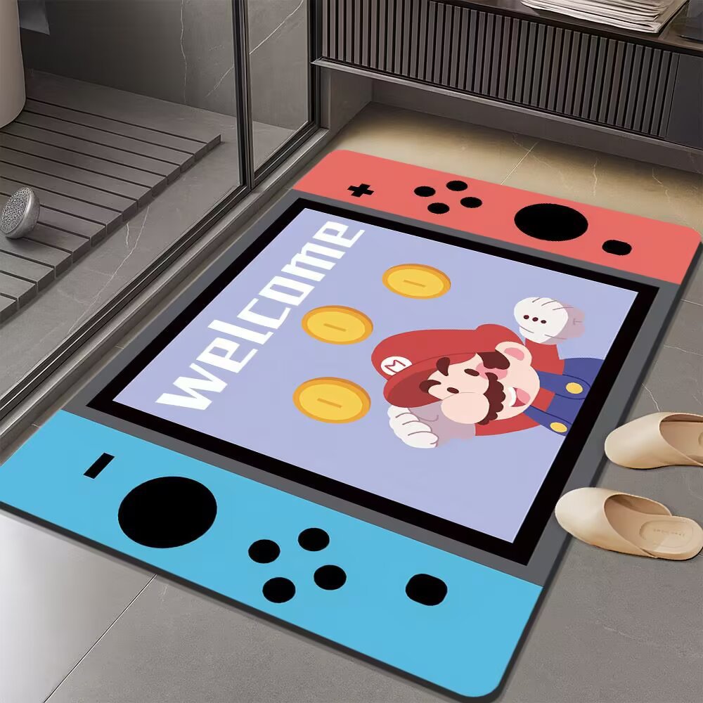 Gaming-Themed Bath Mat Kalsten