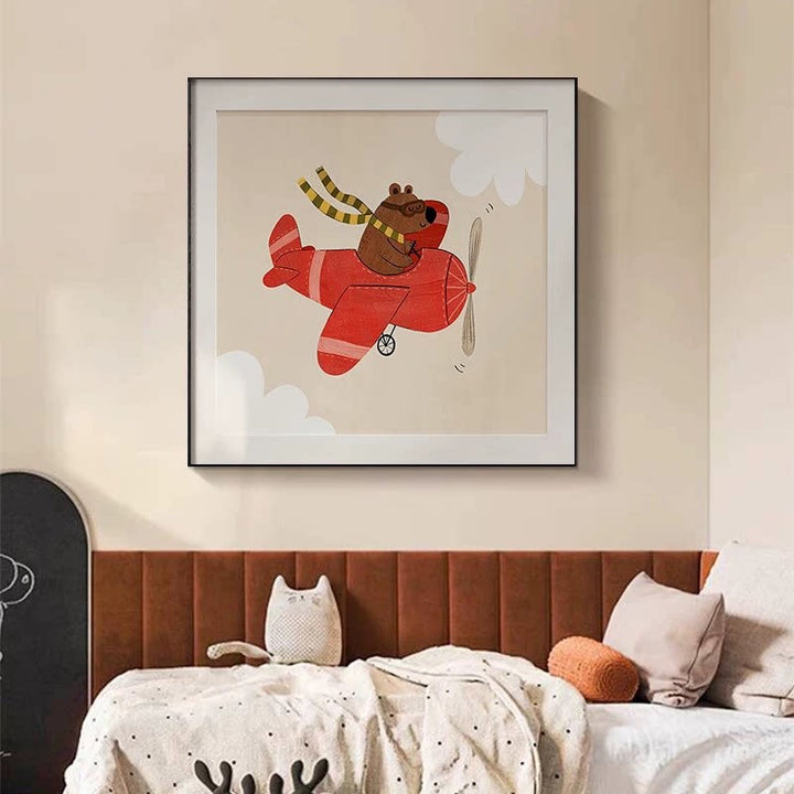 Whimsical Starry Childrens Wall Art