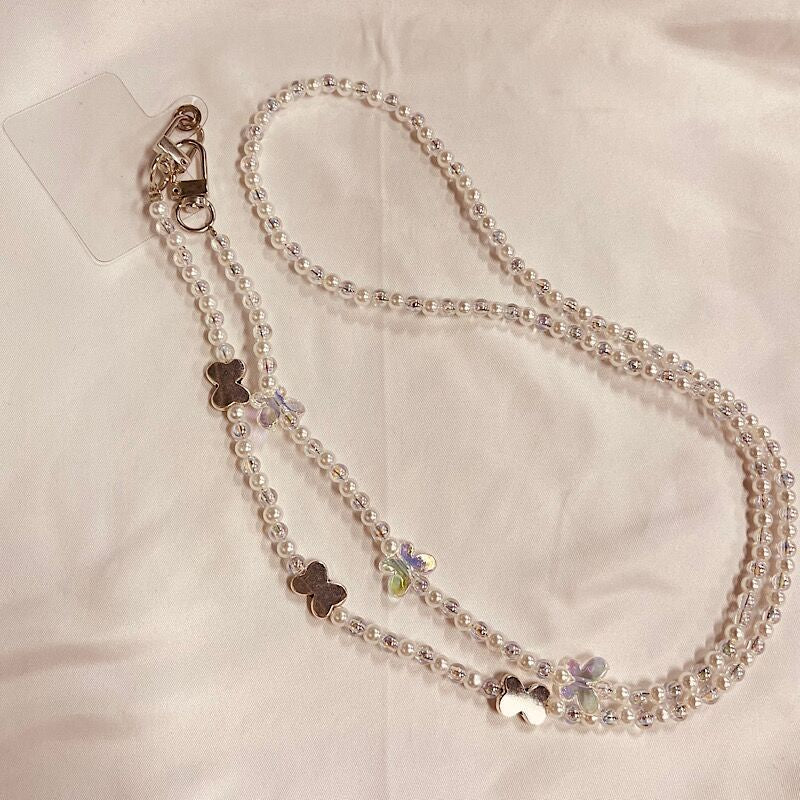 Elegant Beaded Charm Eyewear Holder Kalsten