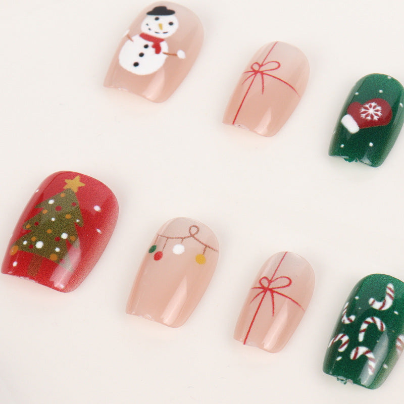 Festive Themed Press-On Nail Set