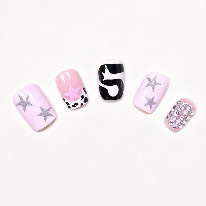 Artistic Press-On Nail Art Design Kalsten