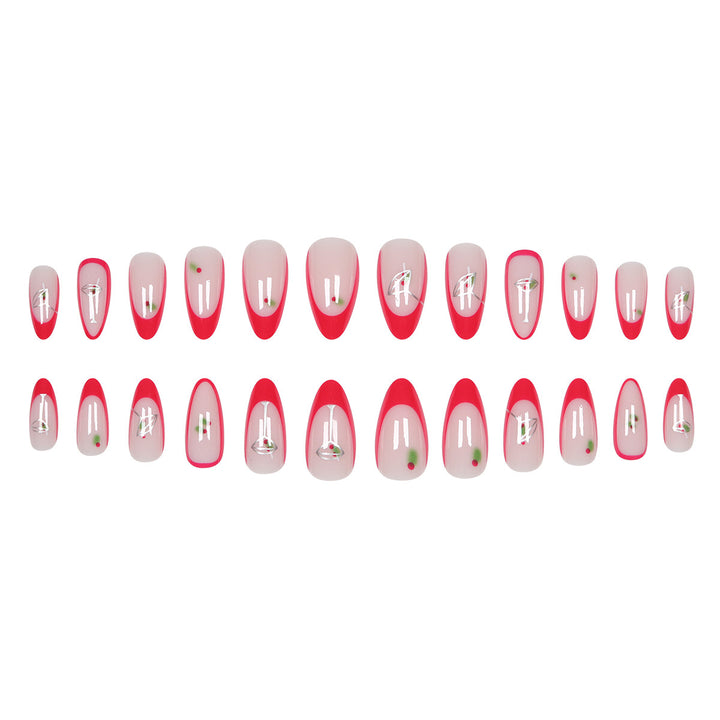 Holiday-Themed Press-On Nail Art Kalsten