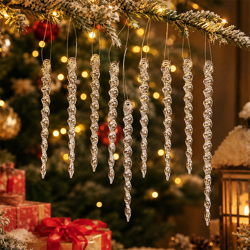 Crystal Icicle Ornaments