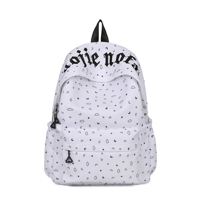 Playful Graphic Print Backpack Kalsten