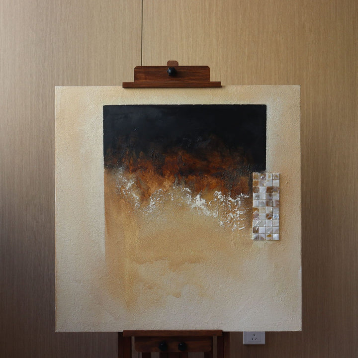 Abstract Textured Canvas Art for Interiors