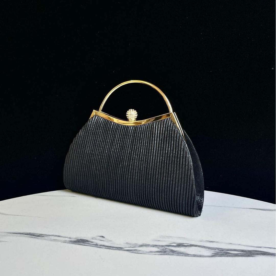 Textured Vintage Handheld Evening Purse