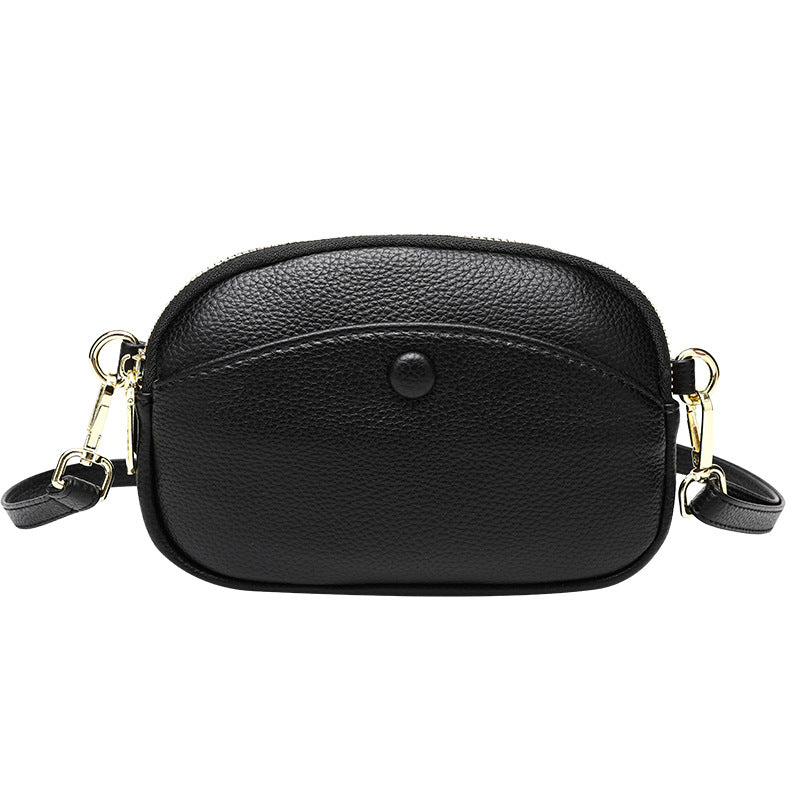 Chic Soft Leather Crossbody Bag