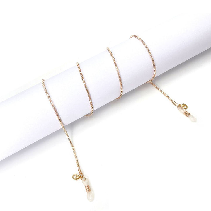 Chic Crystal-Accented Eyewear Chain Kalsten