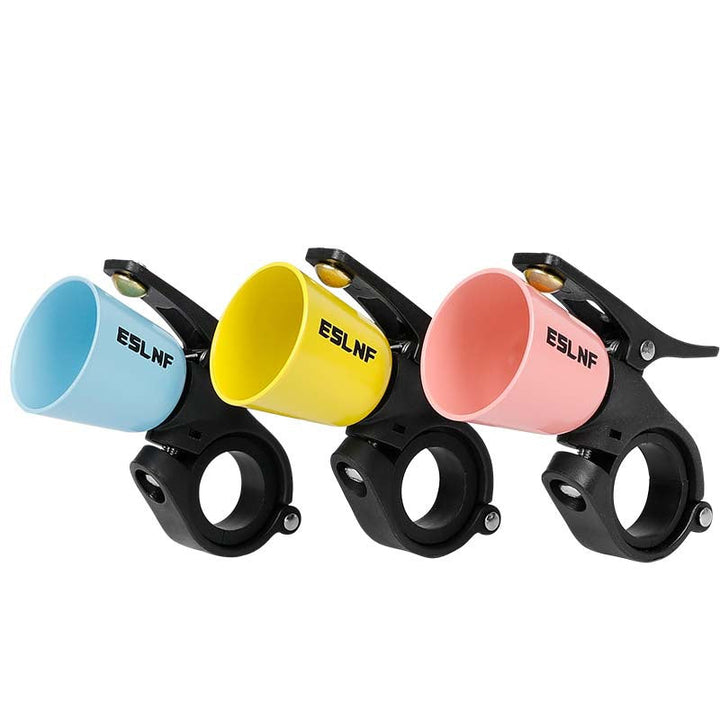handlebar-mounted bicycle safety horn with universal quick-release clamp Kalsten