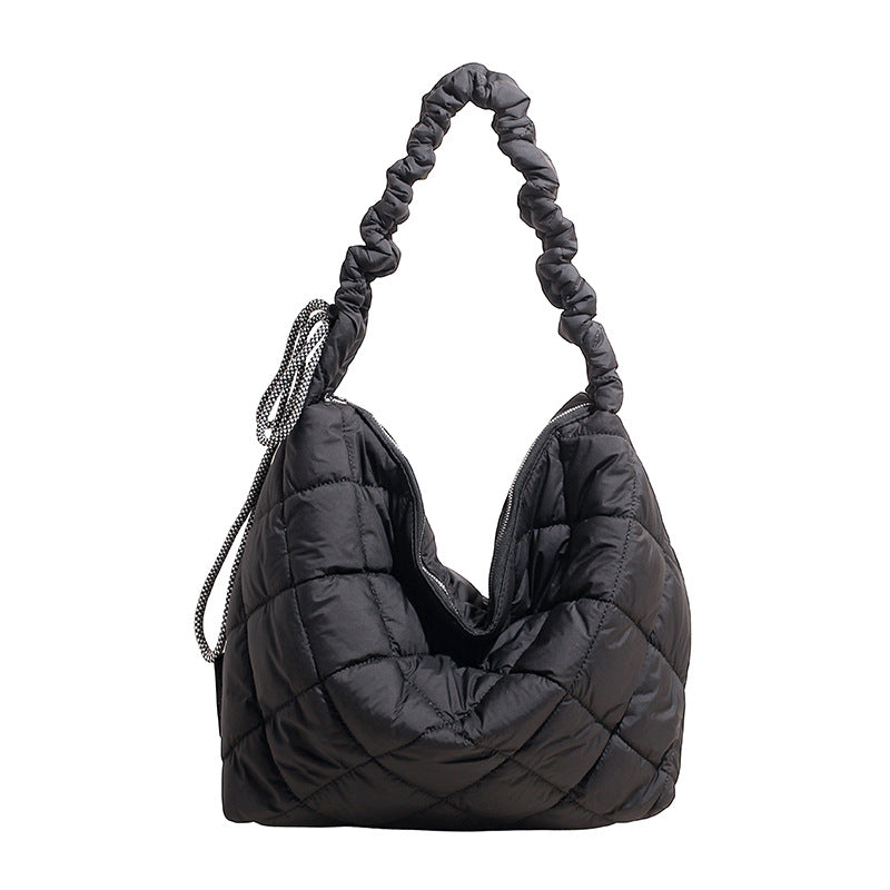 Quilted Puffer Shoulder Bag