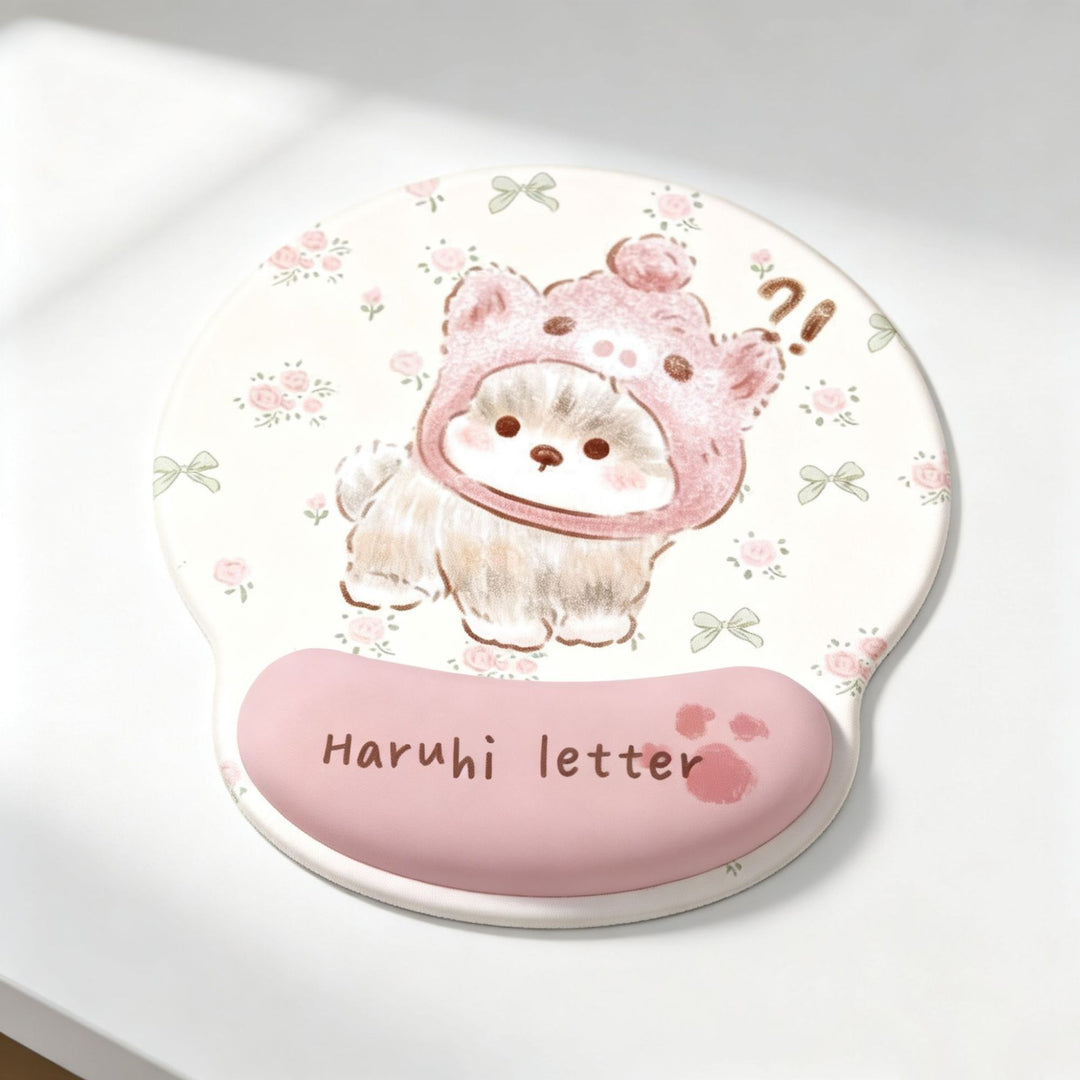 Cute Animal Keyboard and Mouse Pad Set