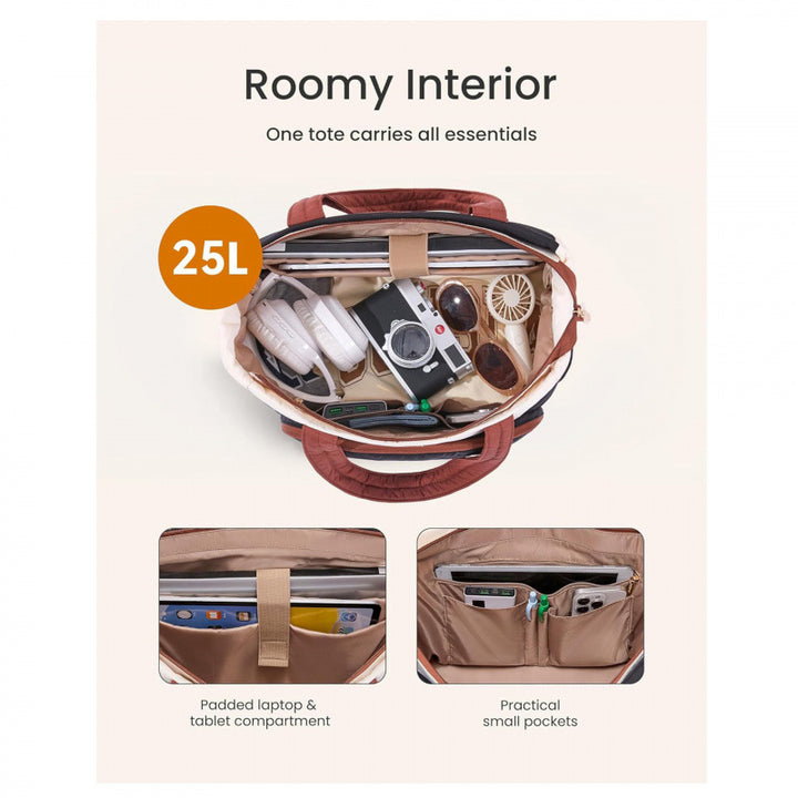 Multifunctional shopping bag with innovative interior organization system Kalsten