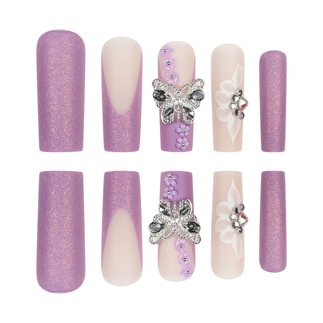 Decorative Long Stiletto Nail Art Set Kalsten