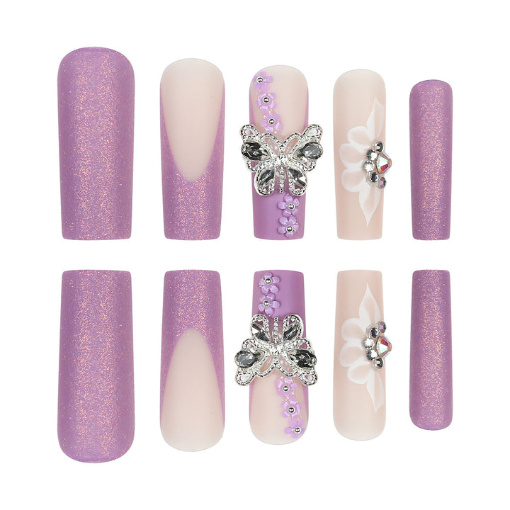 Decorative Long Stiletto Nail Art Set Kalsten