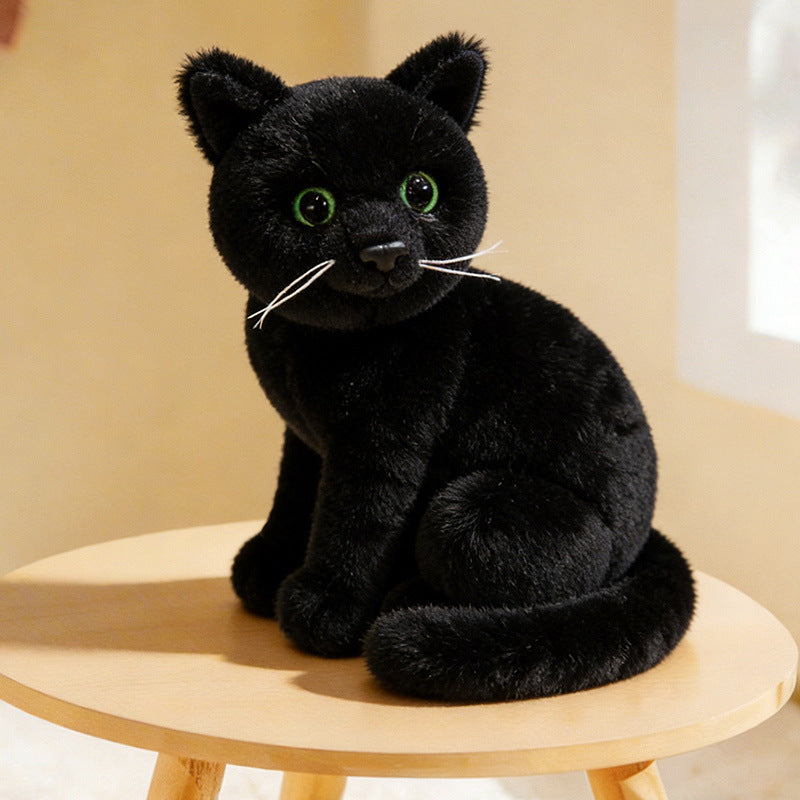 Lifelike Stretching Cat Plush Floor Cuddle Pillow Kalsten