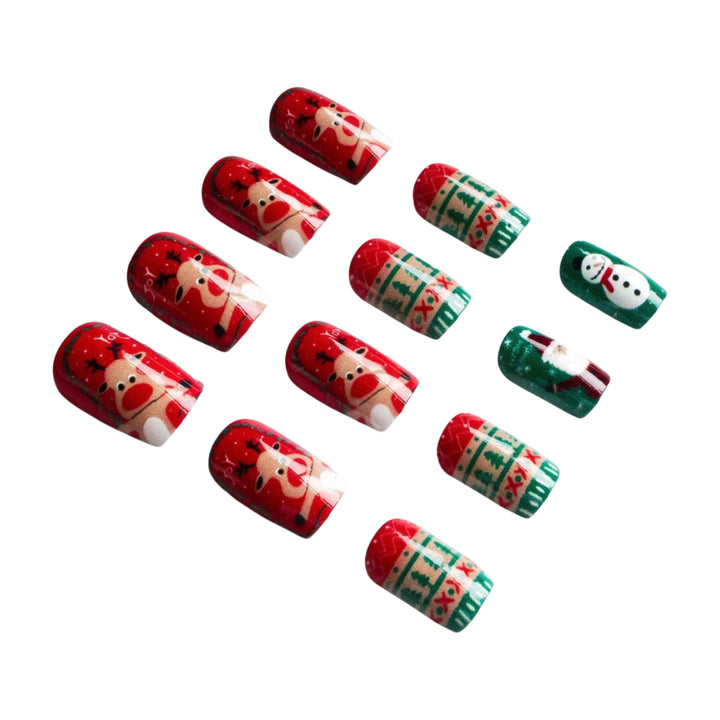 Festive Holiday-Themed Nail Art