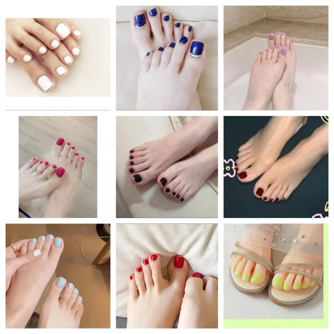 Elegantly designed toenails Kalsten