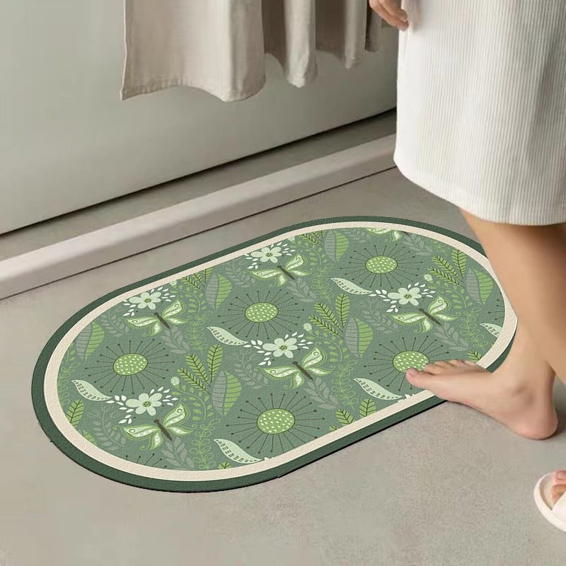 Cute Cartoon-Themed Bathroom Mat