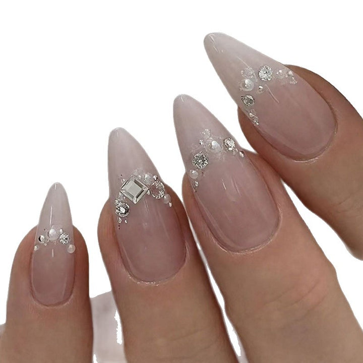 Elegant Decorative Stiletto Nail Enhancements Kalsten